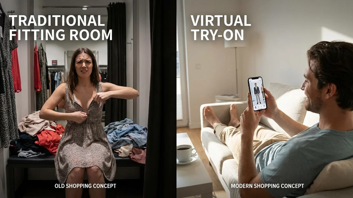 AI Clothes Changer vs Traditional Shopping
