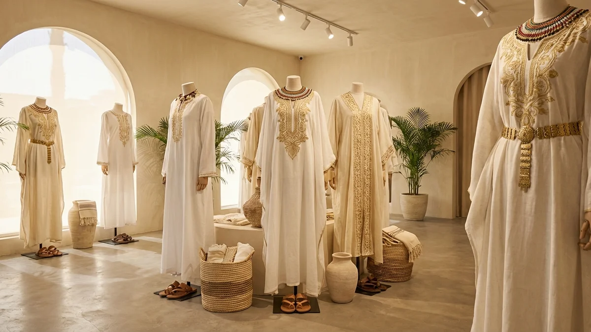 Traditional Egyptian Clothing Display