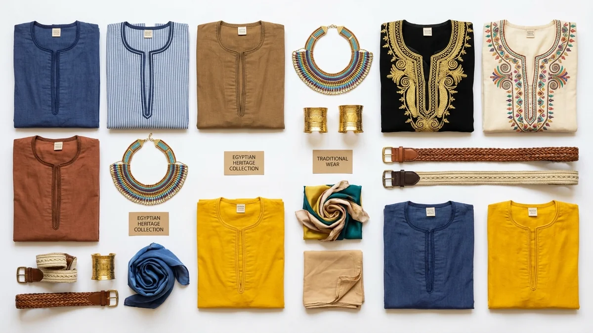 Various Egyptian Garment Styles