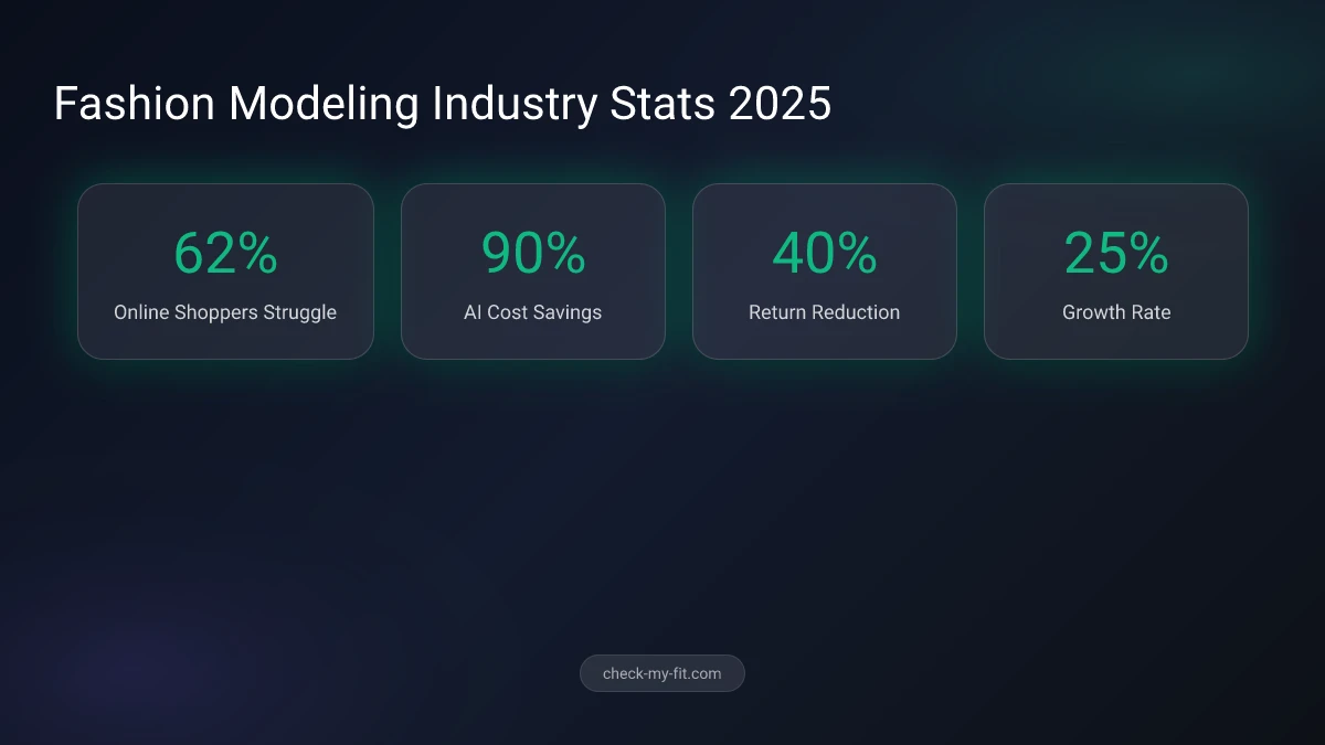 Statistics on Clothing Models Industry