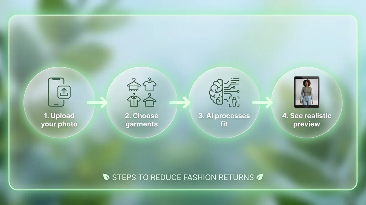 How Virtual Try-On Reduces Returns - Step by step process